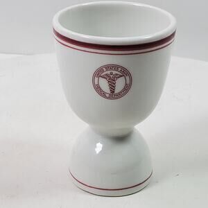 United States Army Medical Department Porcelain Bowl 4 Inch Tall